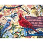 (image for) Springtime Songbirds Counted Cross Stitch Kit